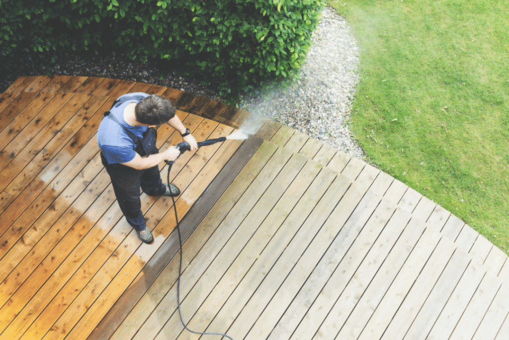 Pressure washing, deck cleaning, driveway cleaning