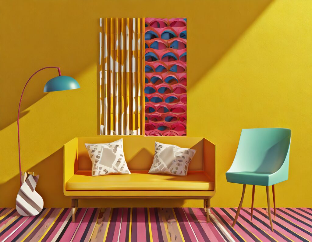 Accentuate Your Space: The Art of Using Bold Colors and Patterns on Statement Walls