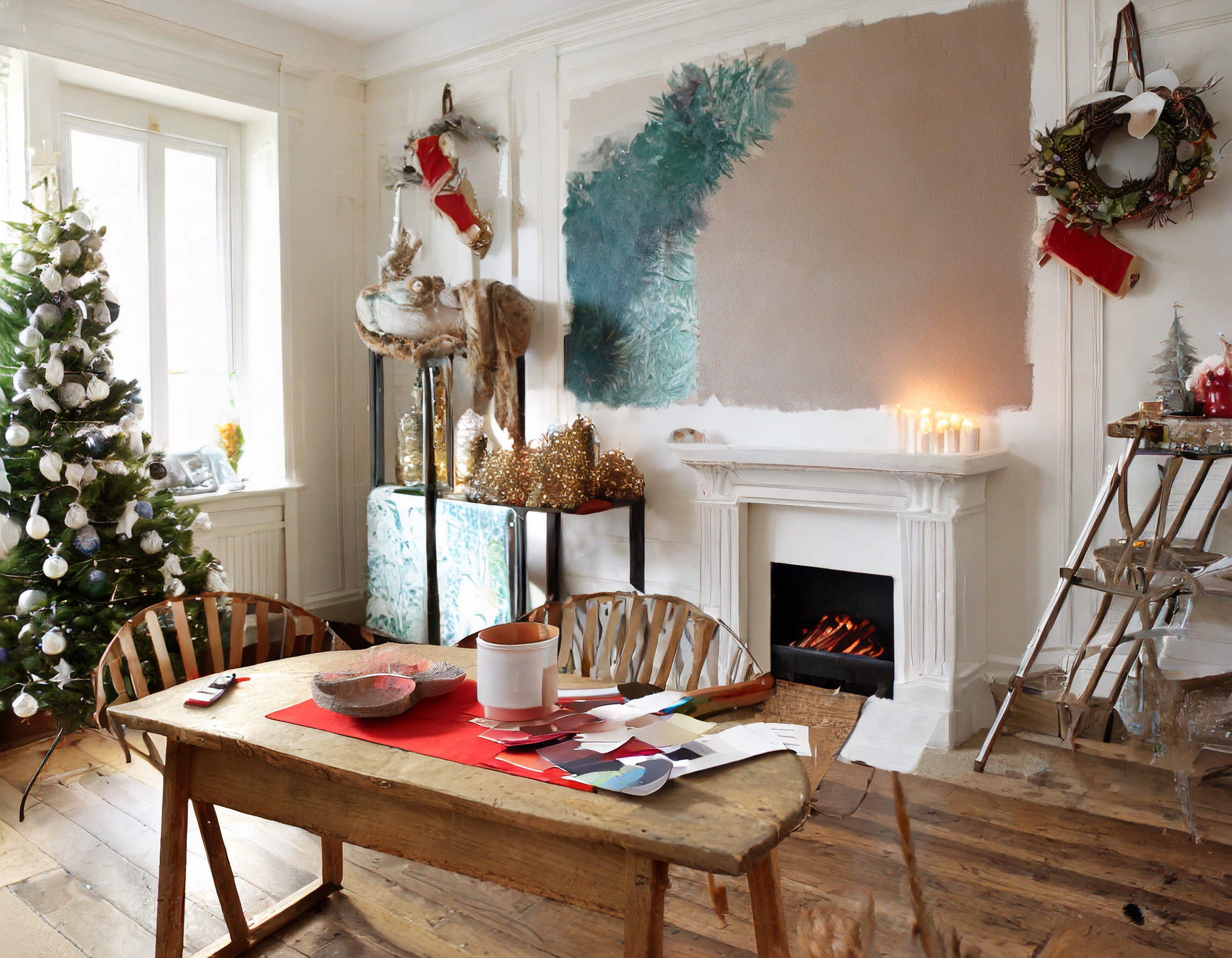 Festive Flair: Painting Inspiration to Transform Your Home for the Holidays